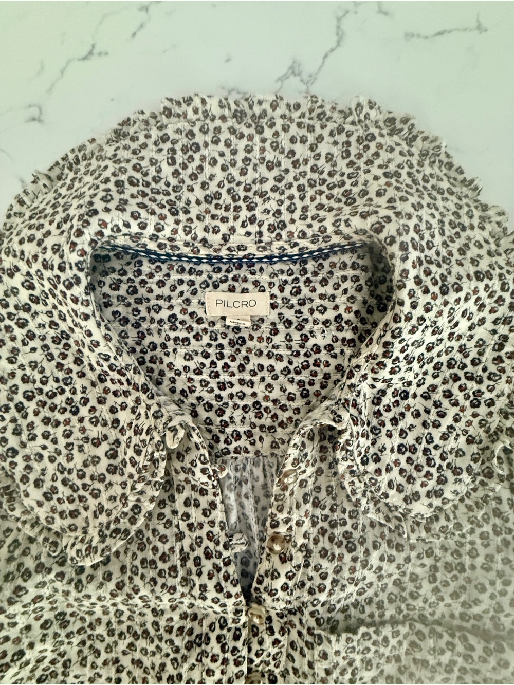 Pilcro by Anthropologie Kiera Top size S - Picture 2 of 5